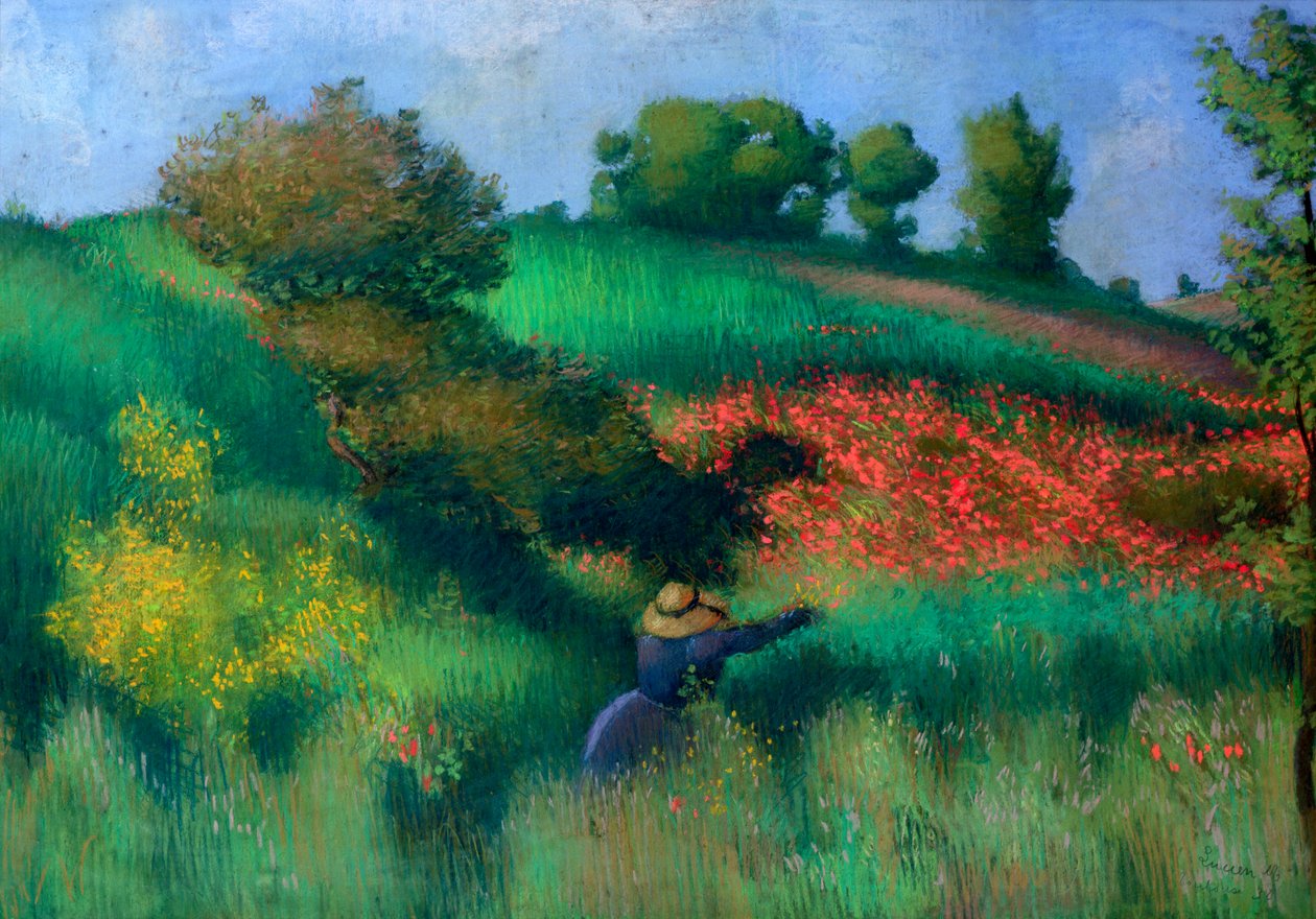Paisaje floreciente de Aristide Maillol