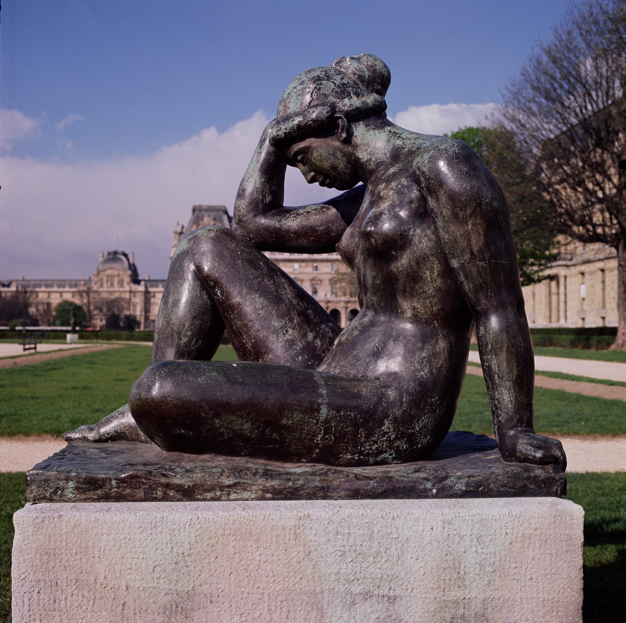 La Mediterránea, Place du Carrousel, Louvre, París, 1902-05 de Aristide Maillol