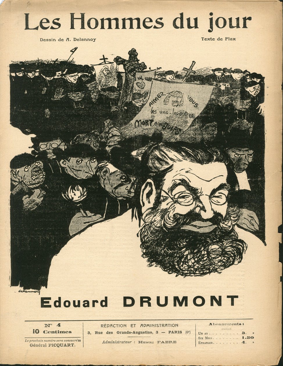 Portada de “Les Hommes du jour”, número 4 de Aristide Delannoy
