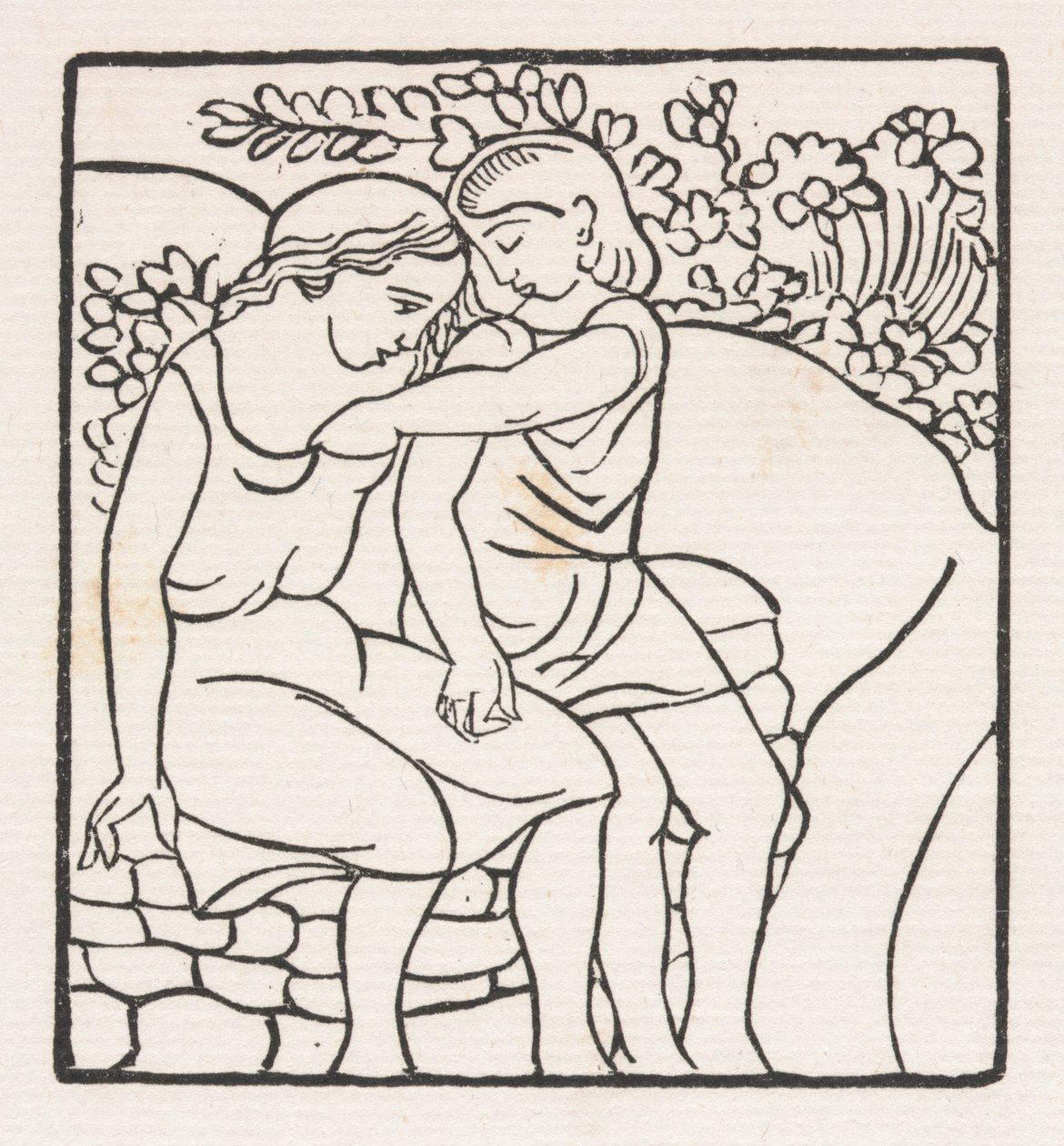 Dafnis y Cloe: Dafnis y Cloe jugando de Aristide Maillol