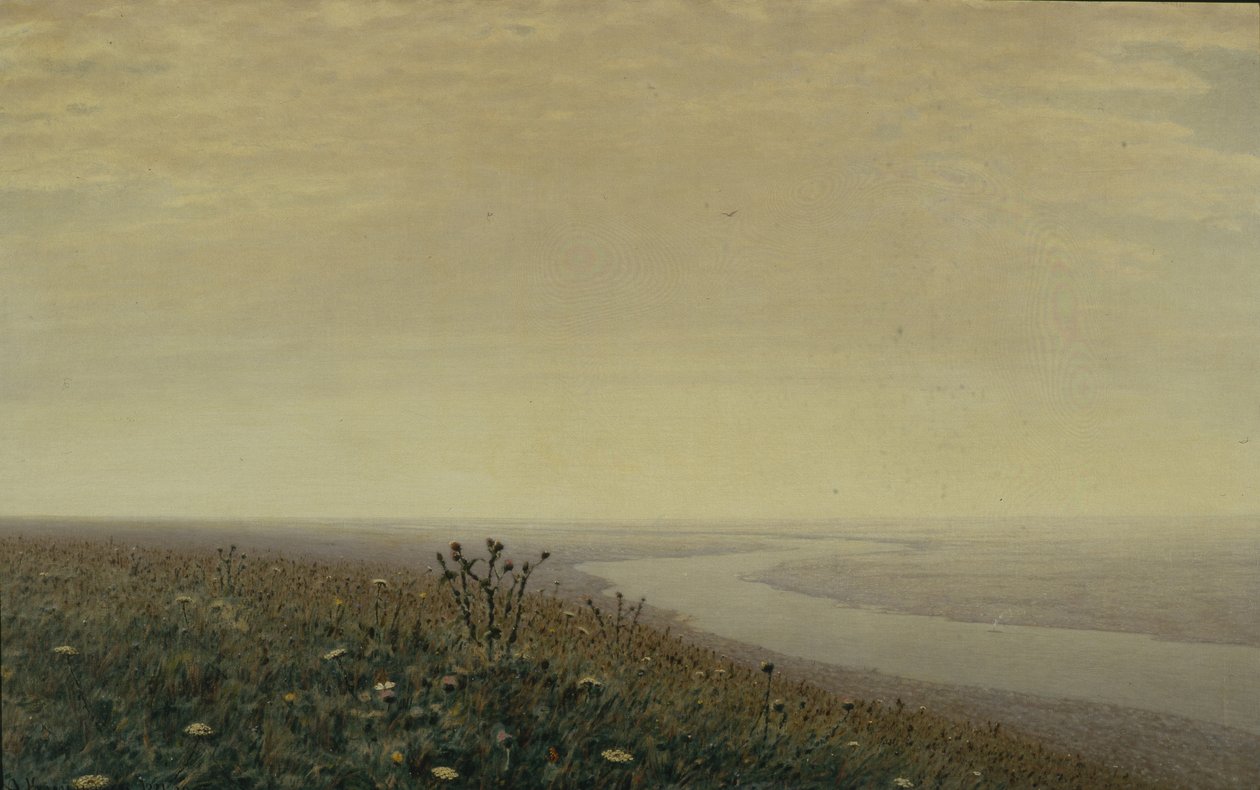 El río Dniéper por la mañana, 1881 de Arkhip Ivanovich Kuindzhi