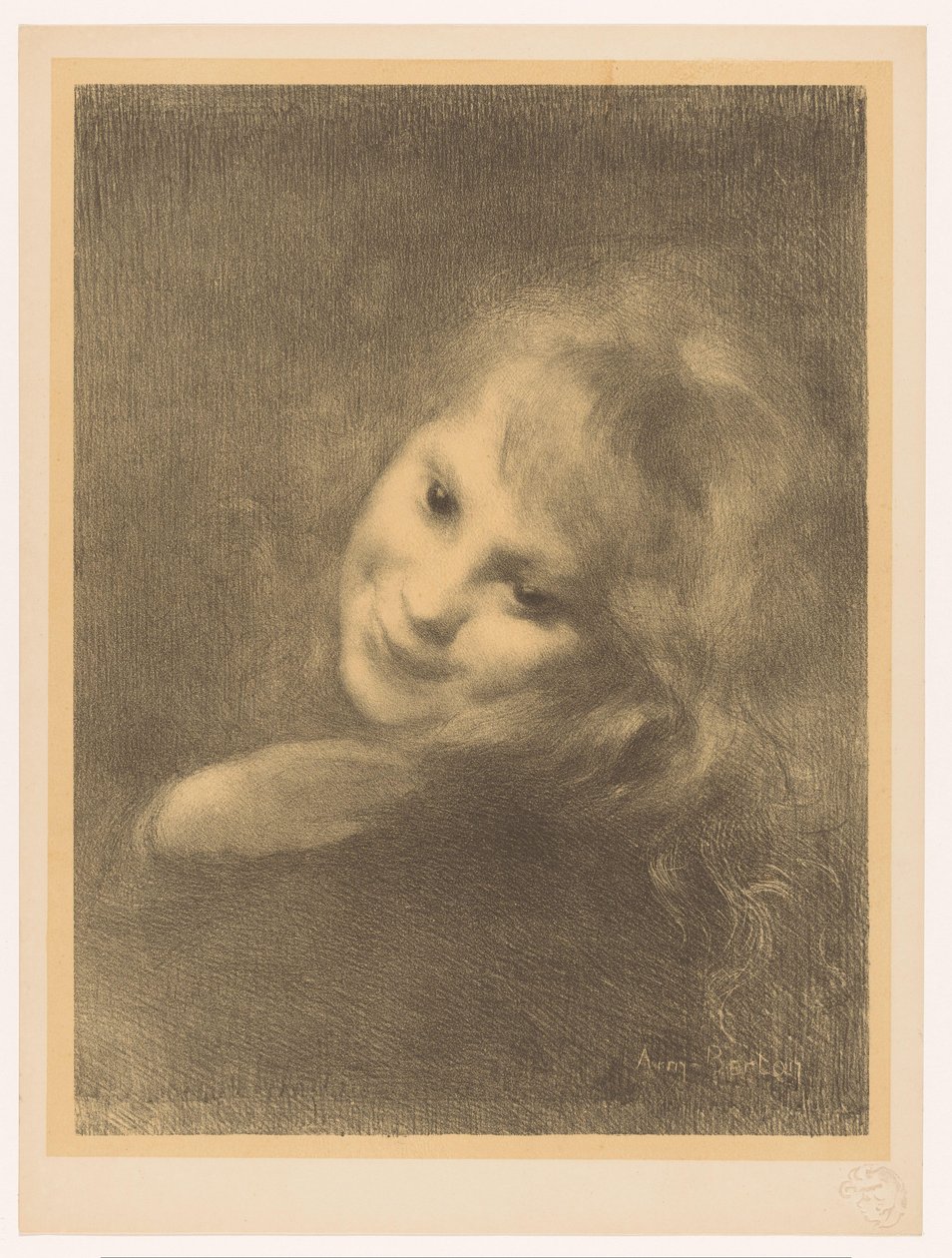 Chica sonriente de Armand Berton