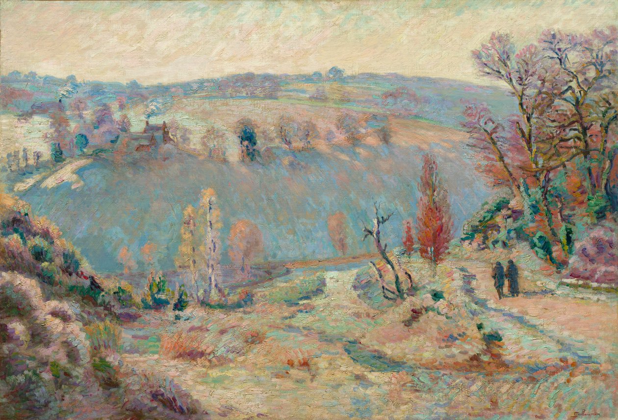 Valle del Sédelle en Pont Charraud: Escarcha blanca de Armand Guillaumin