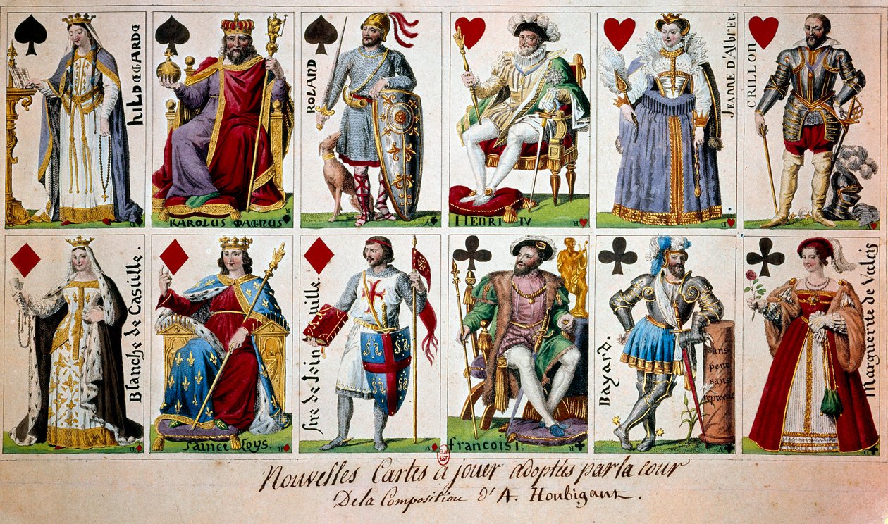 Figuras históricas francesas de Carlomagno a Enrique IV de Armand Gustave Houbigant