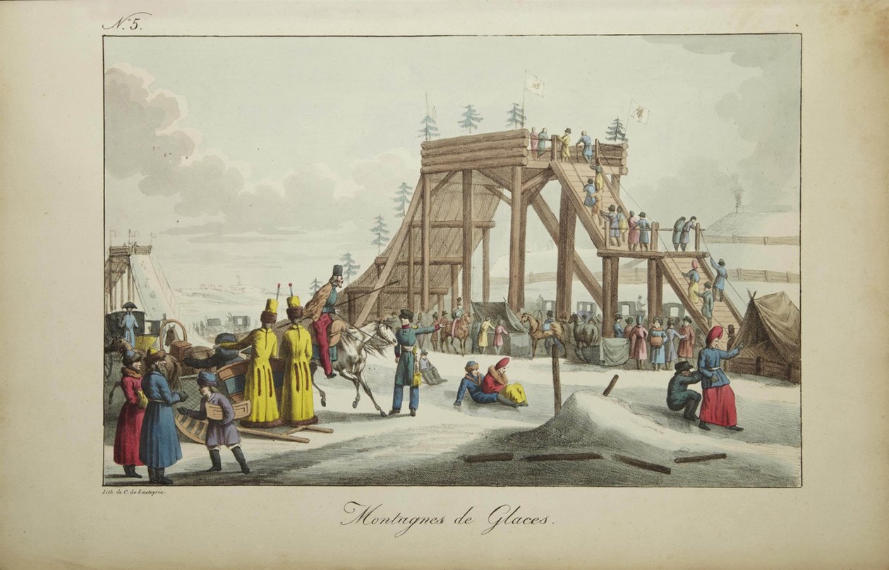 Montaña de hielo rusa, 1817 de Armand Gustave Houbigant