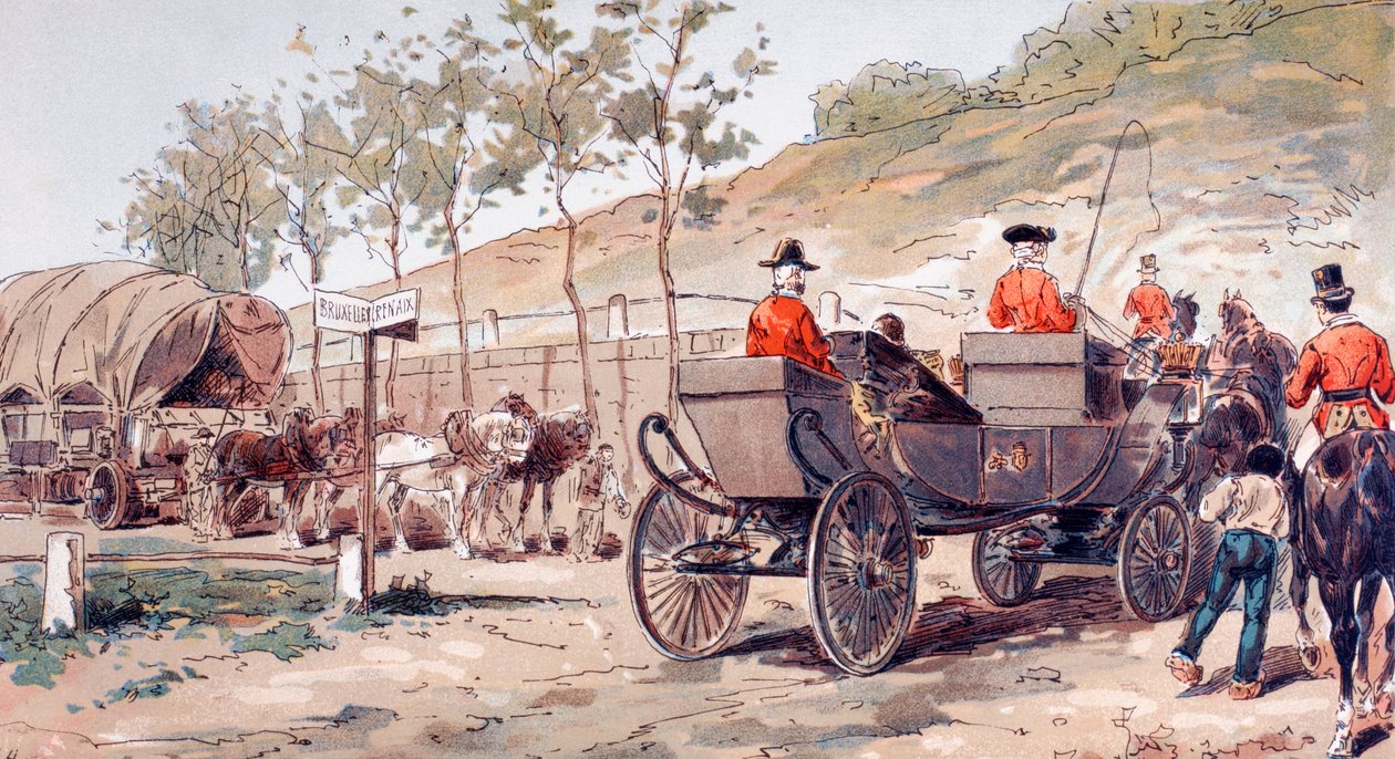 El carruaje real de Leopoldo I de Bélgica circa 1830, 1886 de Armand Jean Heins