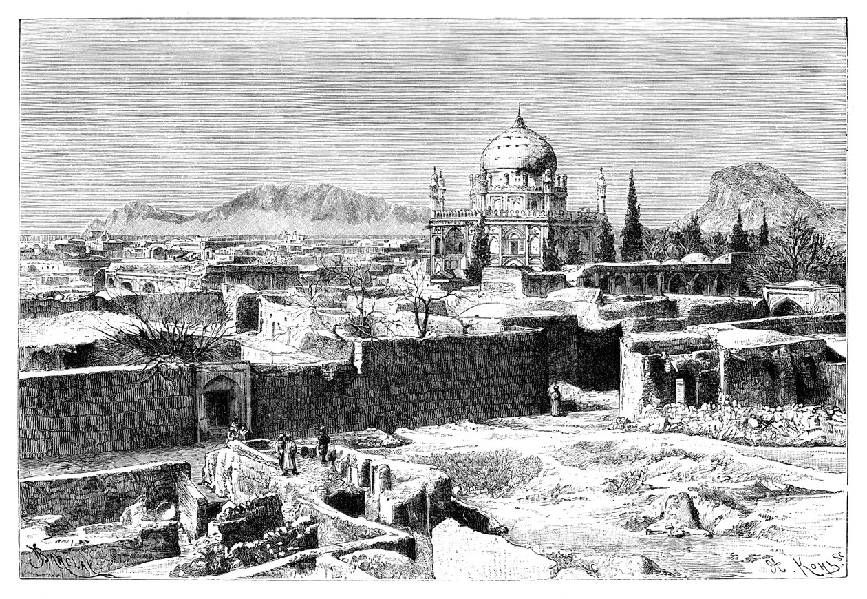 Kandahar, Afganistán, 1895 de Armand Kohl