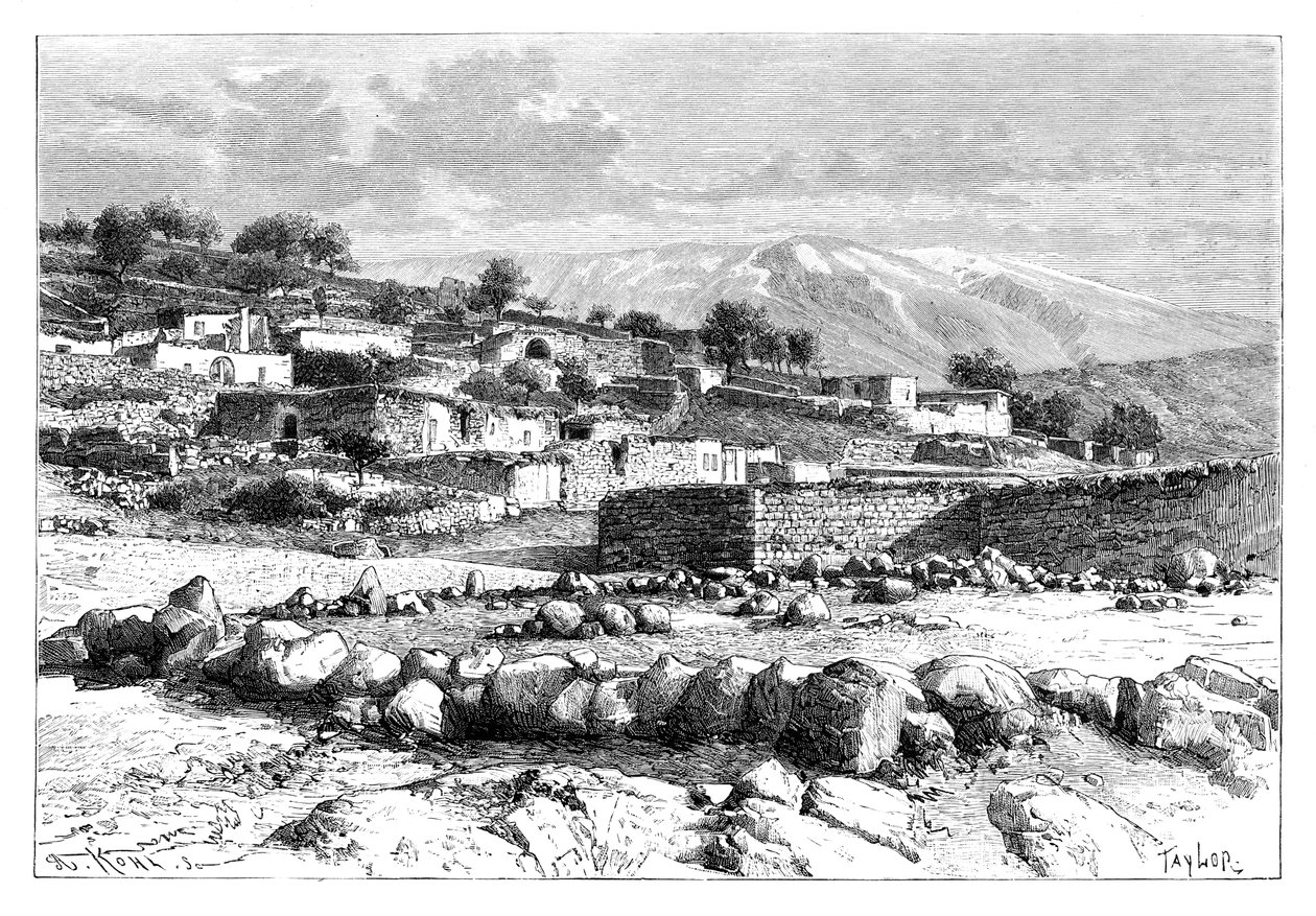 Monte Hermón, Siria, 1895 de Armand Kohl
