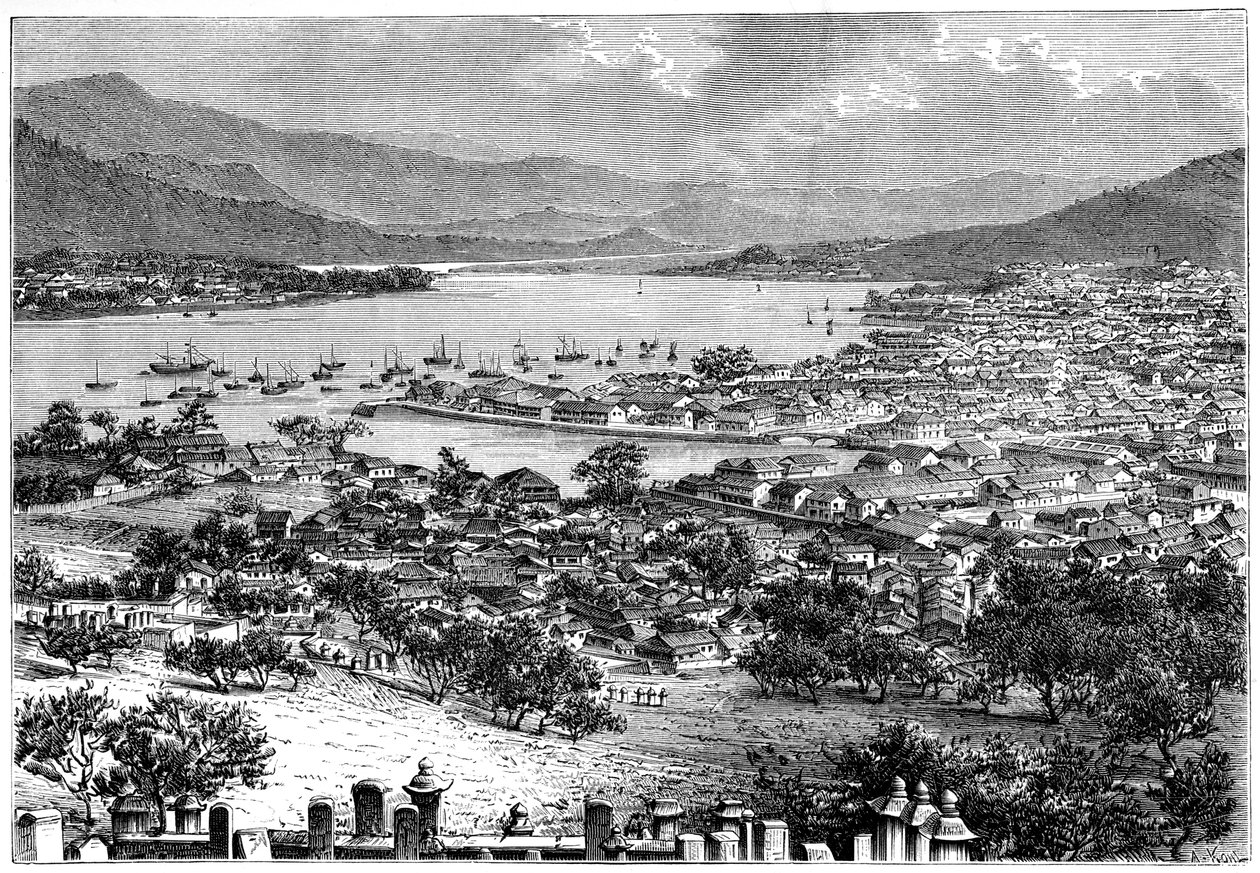 Nagasaki, Japón, 1895 de Armand Kohl
