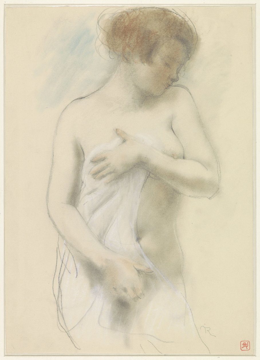 Mujer desnuda de pie de Armand Rassenfosse