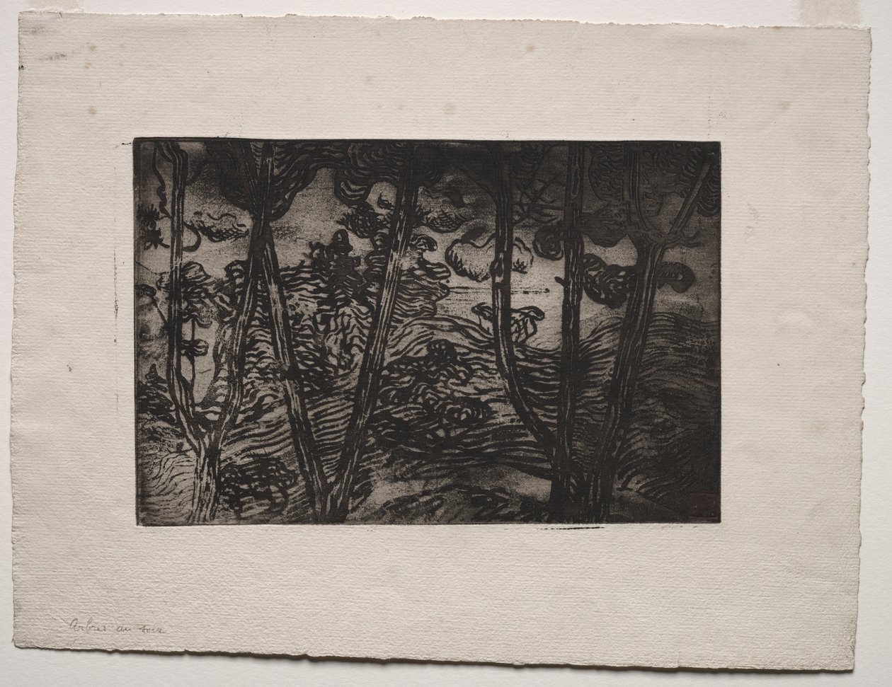 Árboles en la noche, c. 1894 de Armand Séguin