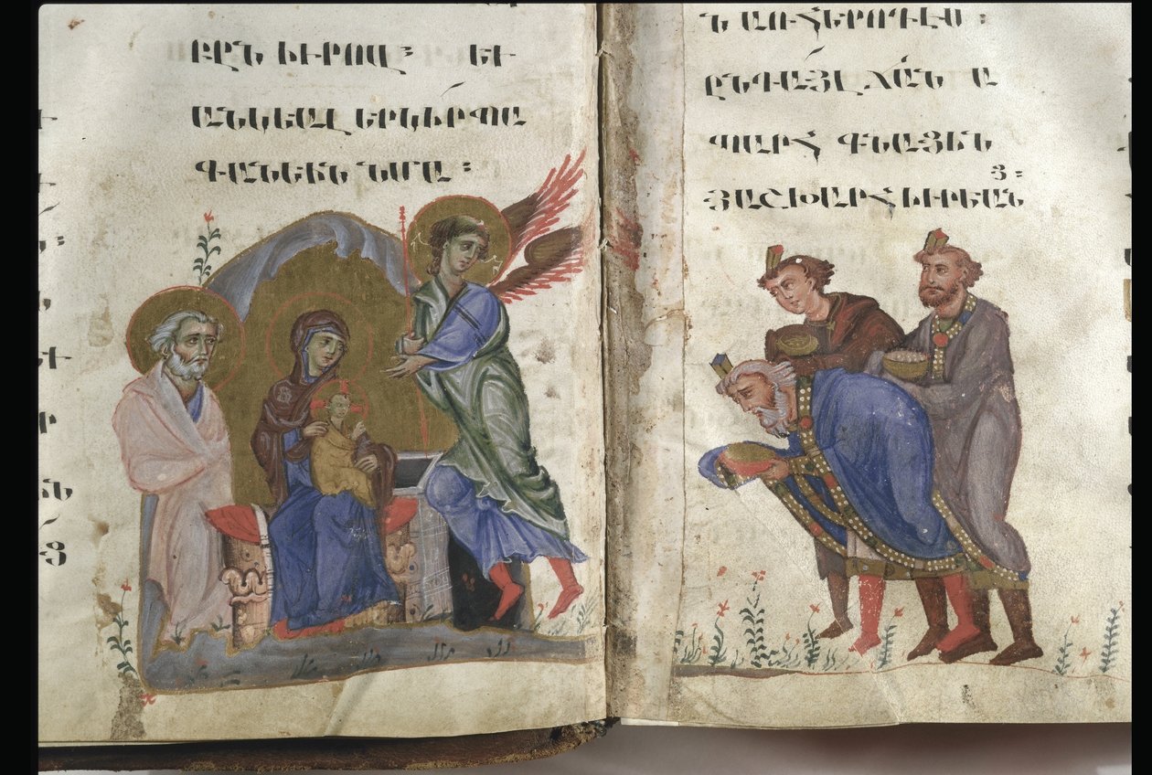 El Evangelio según los cuatro Evangelistas, Cilicia, segunda mitad del siglo XIII de Armenian School