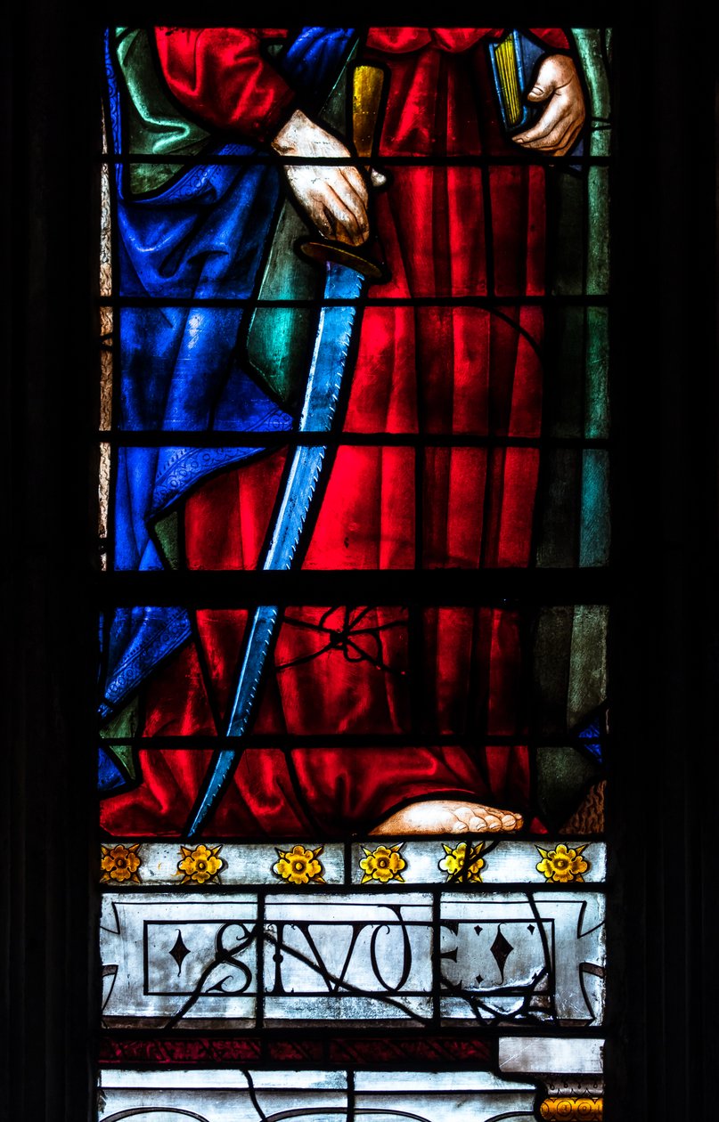 Catedral Sainte-Marie, Auch, Gers, 2018 (vidriera) de Arnaud de Moles