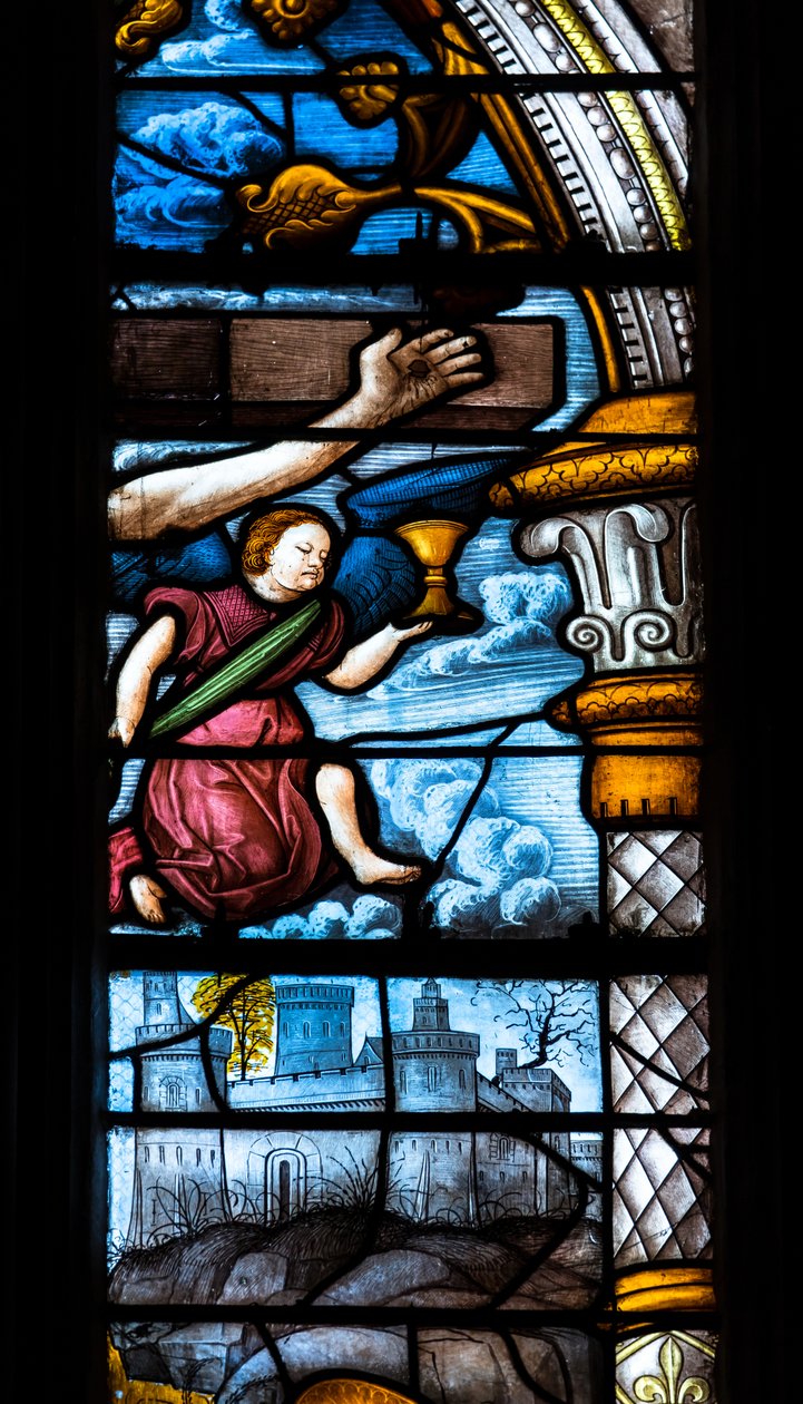 Catedral Sainte-Marie, Auch, Gers, 2018 (vidriera) de Arnaud de Moles