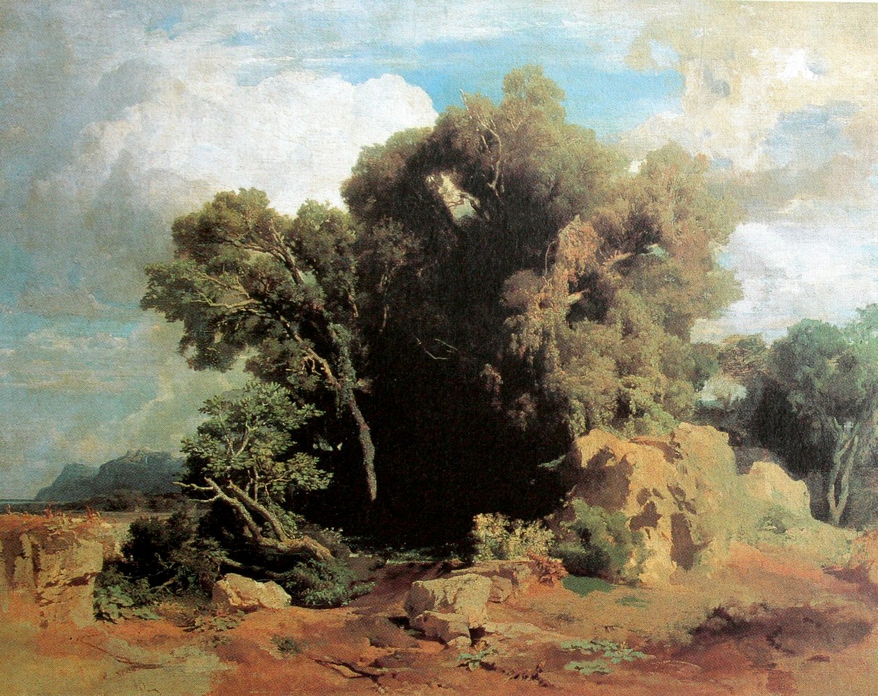 En los pantanos pontinos de Arnold Böcklin