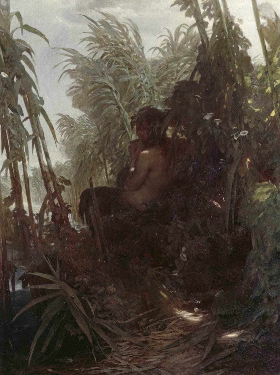 Pan en los juncos de Arnold Böcklin