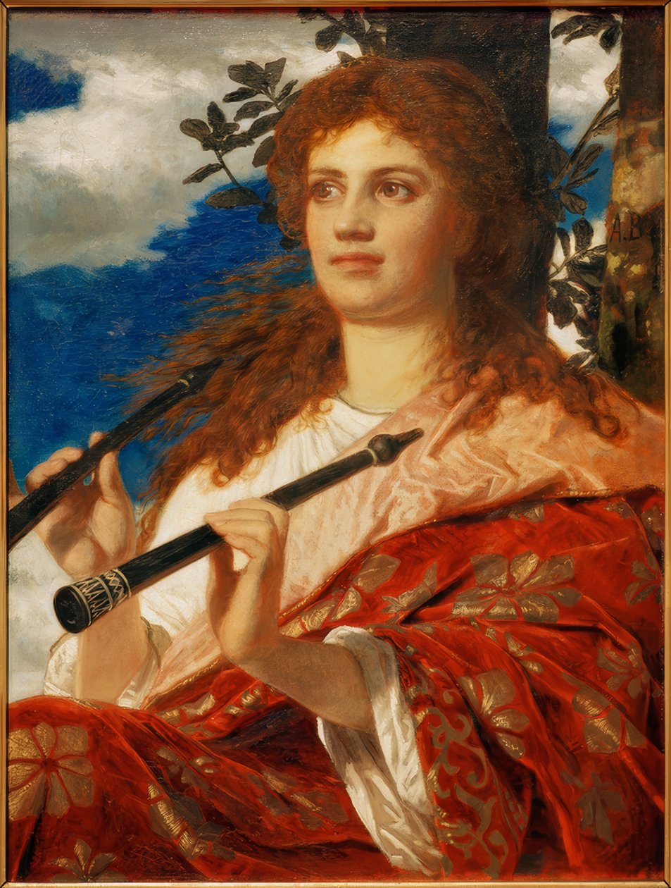La musa de Anacreonte de Arnold Böcklin