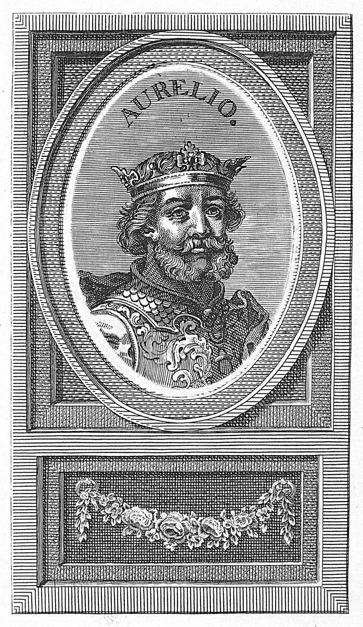 Aurelio, Rey de Asturias de Arnold van Westerhout