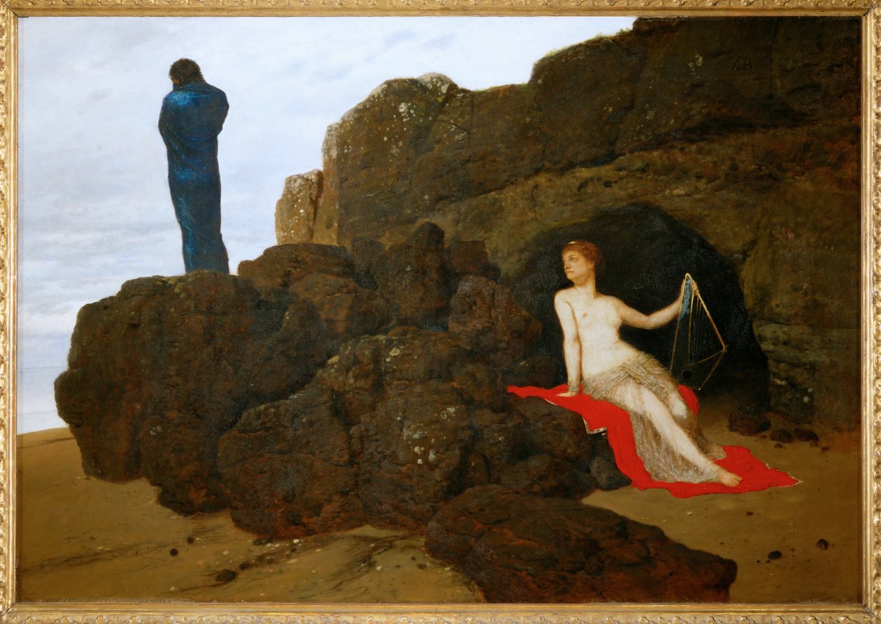 Odiseo y Calipso - Ulises y Calipso ... de Arnold Böcklin