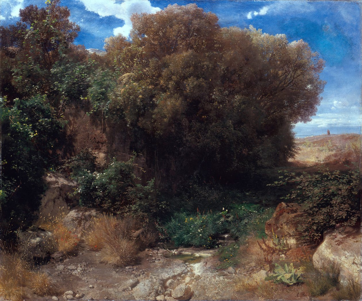 Paisaje de la Campaña romana de Arnold Böcklin