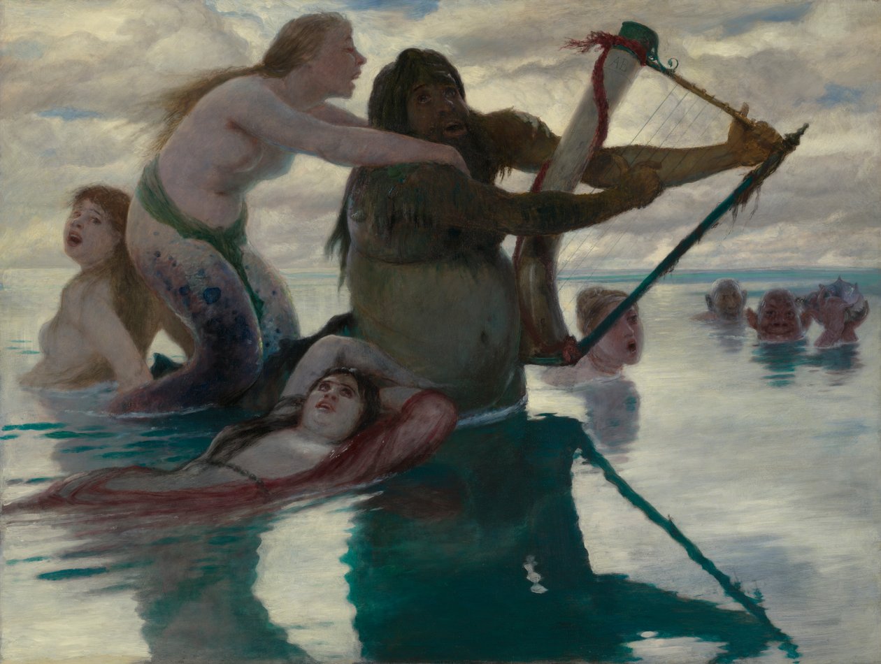 En el mar de Arnold Böcklin