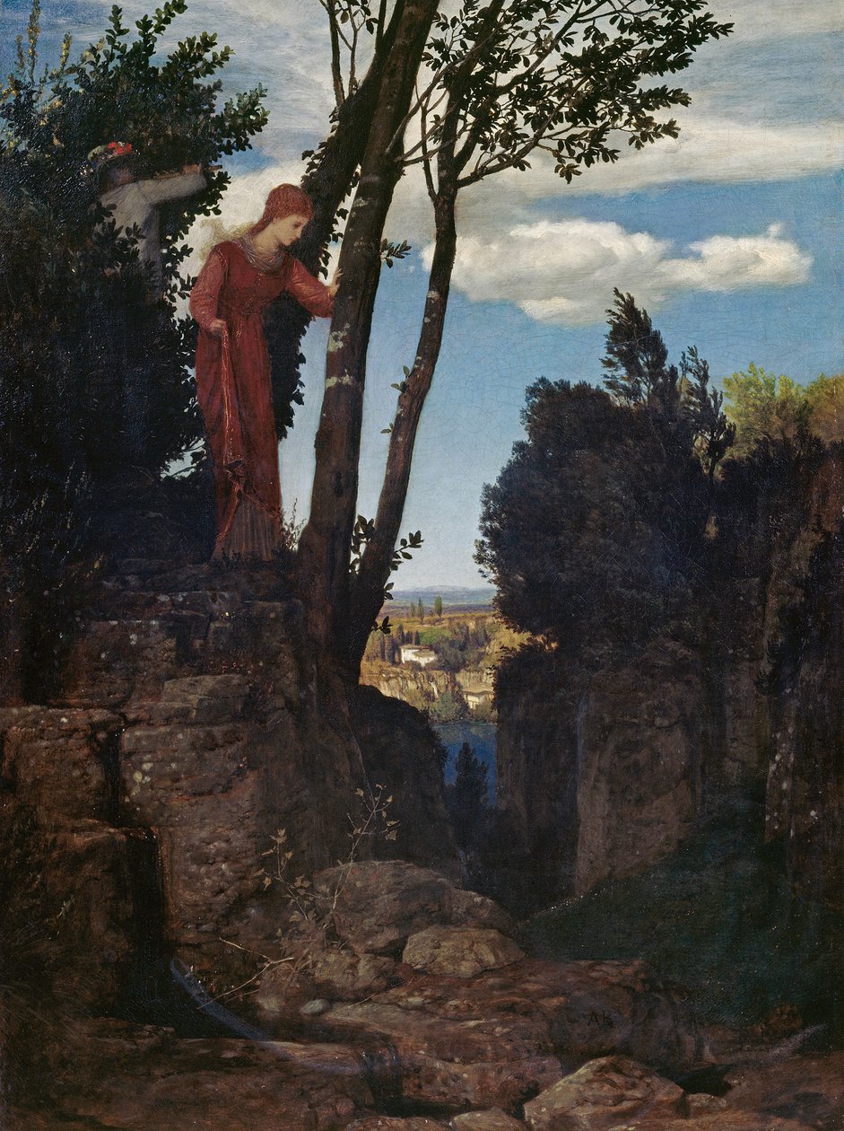 Paisaje típico de los alrededores de Florencia de Arnold Böcklin