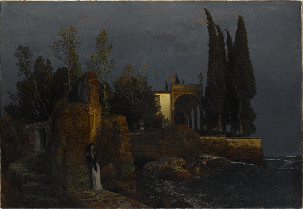 Villa junto al mar de Arnold Böcklin