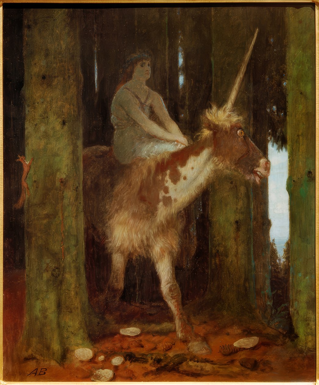 El silencio del bosque de Arnold Böcklin