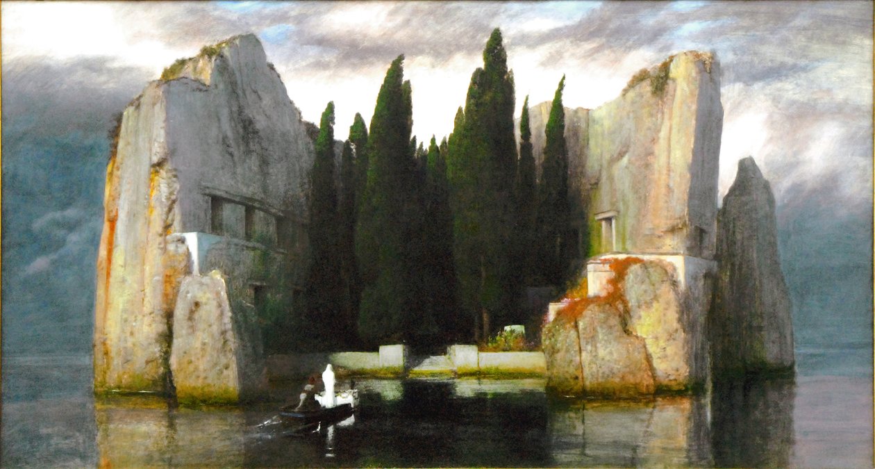 Alemán: Die Toteninsel Isla de los Muertos de Arnold Böcklin