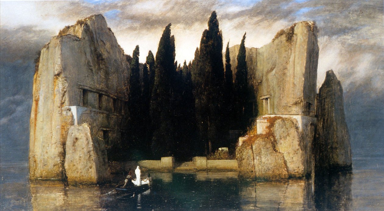 Alemán: Die Toteninsel Isla de los Muertos de Arnold Böcklin
