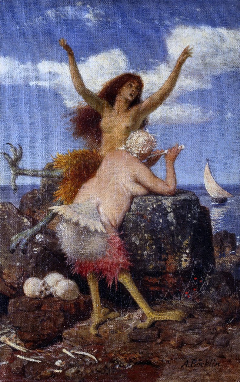 Alemán:  Sirenen Sirens de Arnold Böcklin