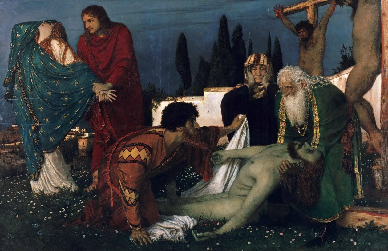 La deposición de Arnold Böcklin