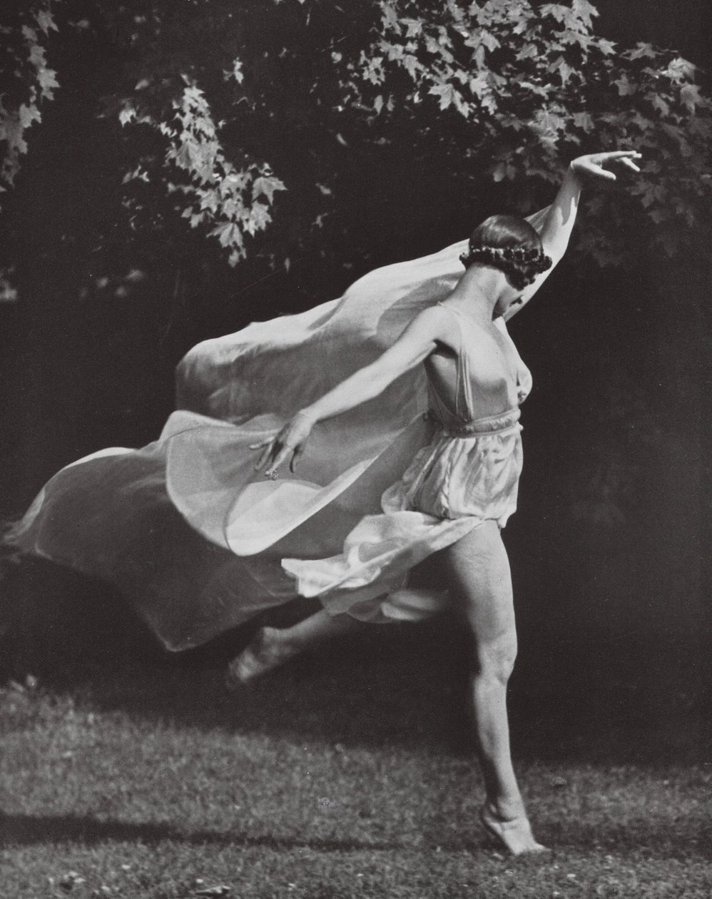 Anna Duncan (foto b/n) de Arnold Genthe