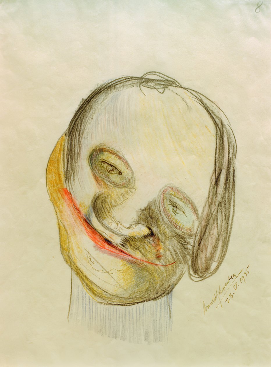Caricatura 8 de Arnold Schönberg
