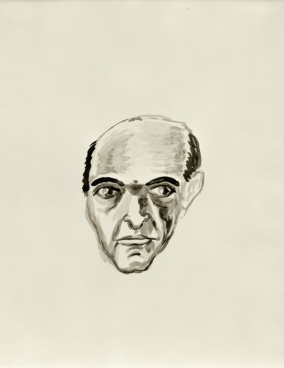 Autorretrato de Arnold Schönberg
