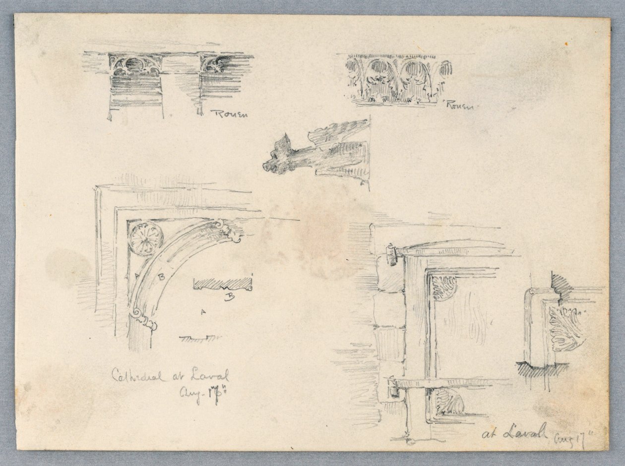 Detalles arquitectónicos de Arnold William Brunner