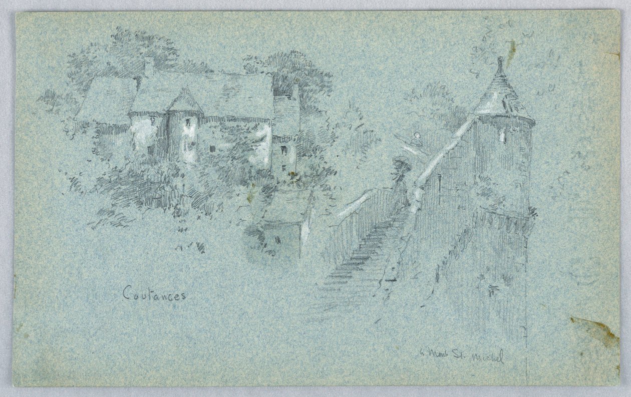 Coutance y Mont St. Michel de Arnold William Brunner