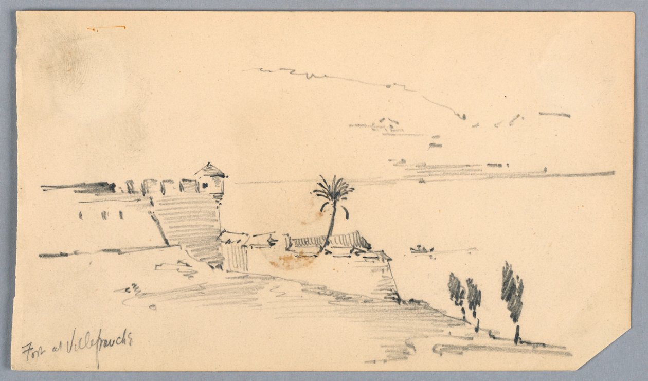 Fuerte en Villefranche de Arnold William Brunner