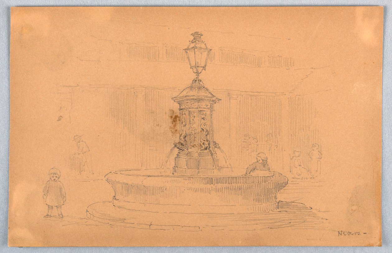 Fuente en Nevers de Arnold William Brunner