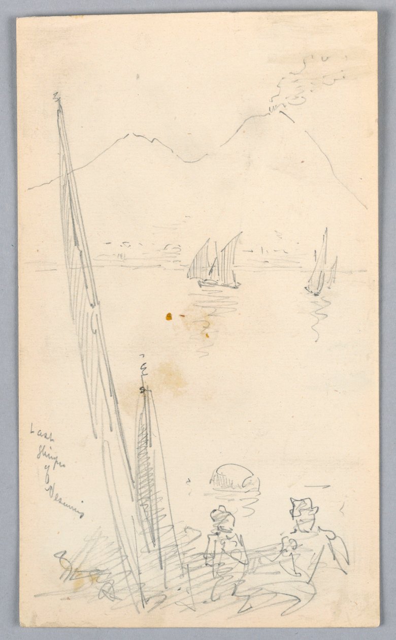 Última vista del Vesubio de Arnold William Brunner