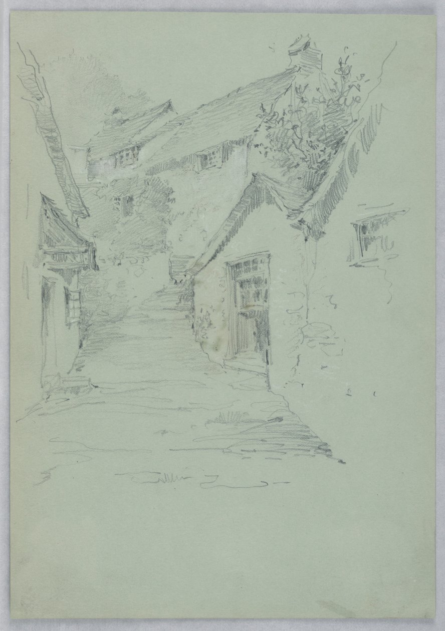 Escaleras Estrechas entre Casas de Arnold William Brunner