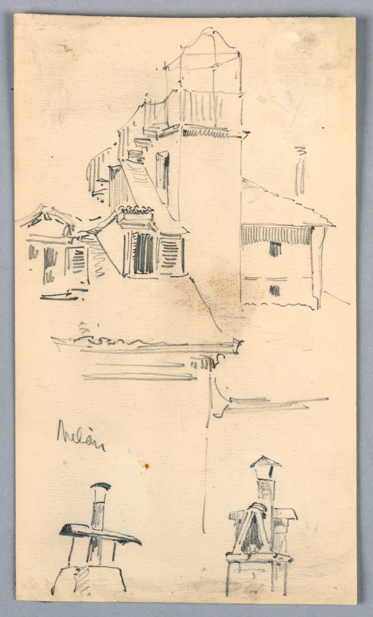 Bocetos en Milán de Arnold William Brunner