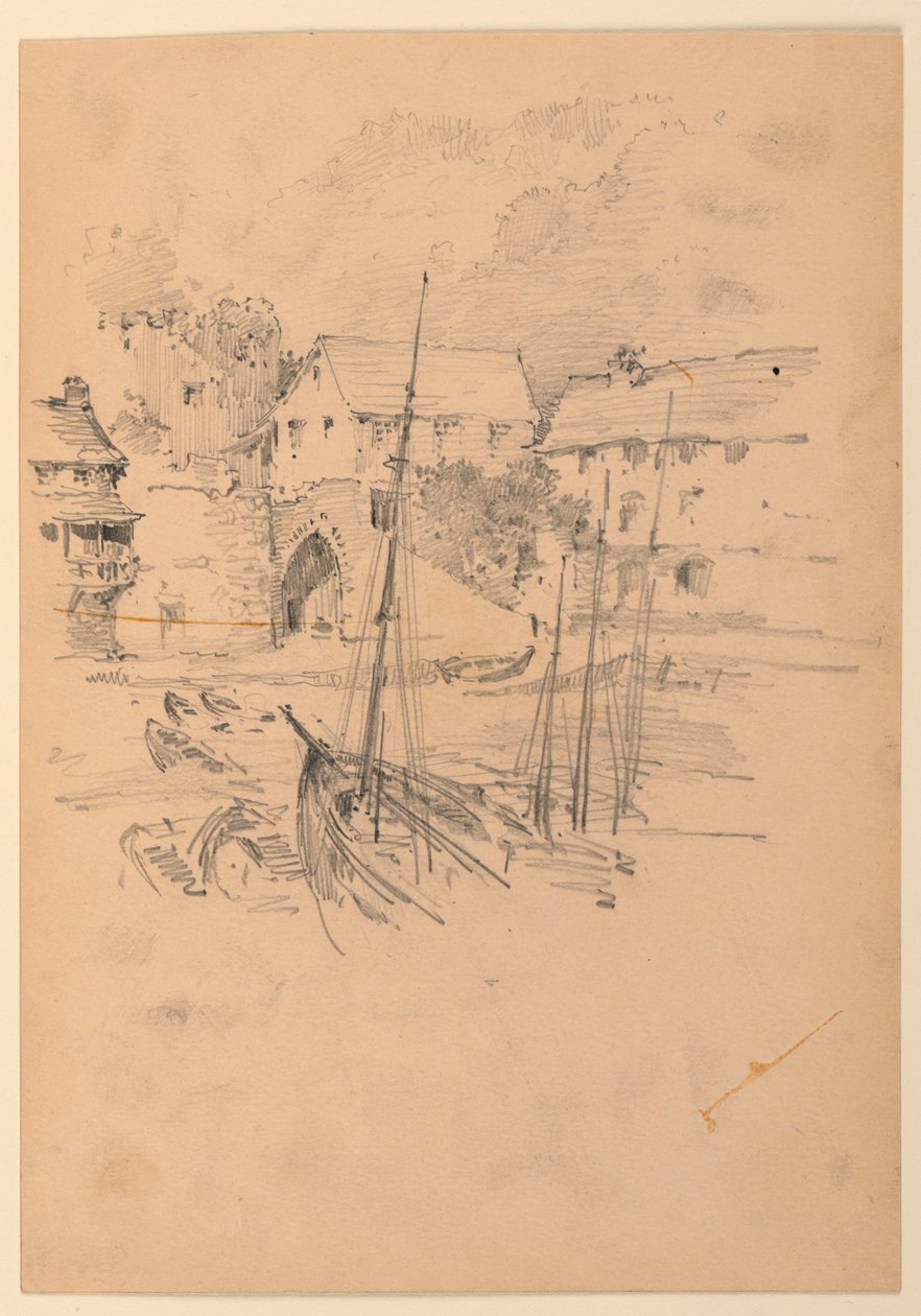 Pequeño puerto pesquero de Arnold William Brunner