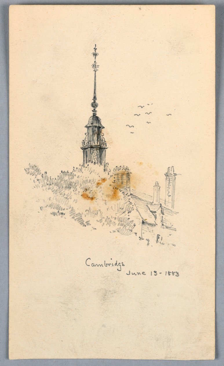 Campanario en Cambridge de Arnold William Brunner