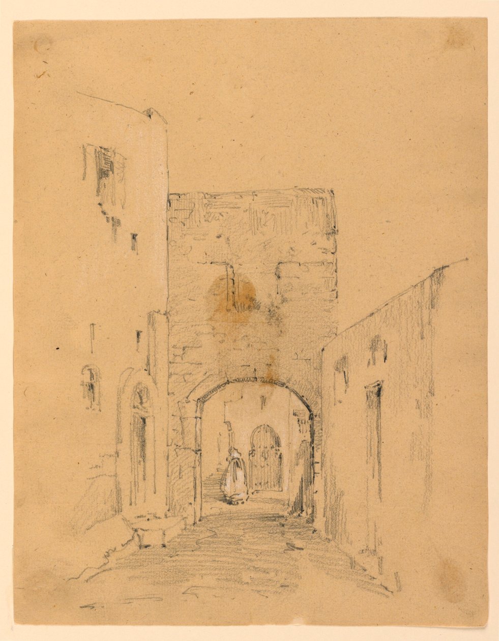 Calle en Tánger de Arnold William Brunner