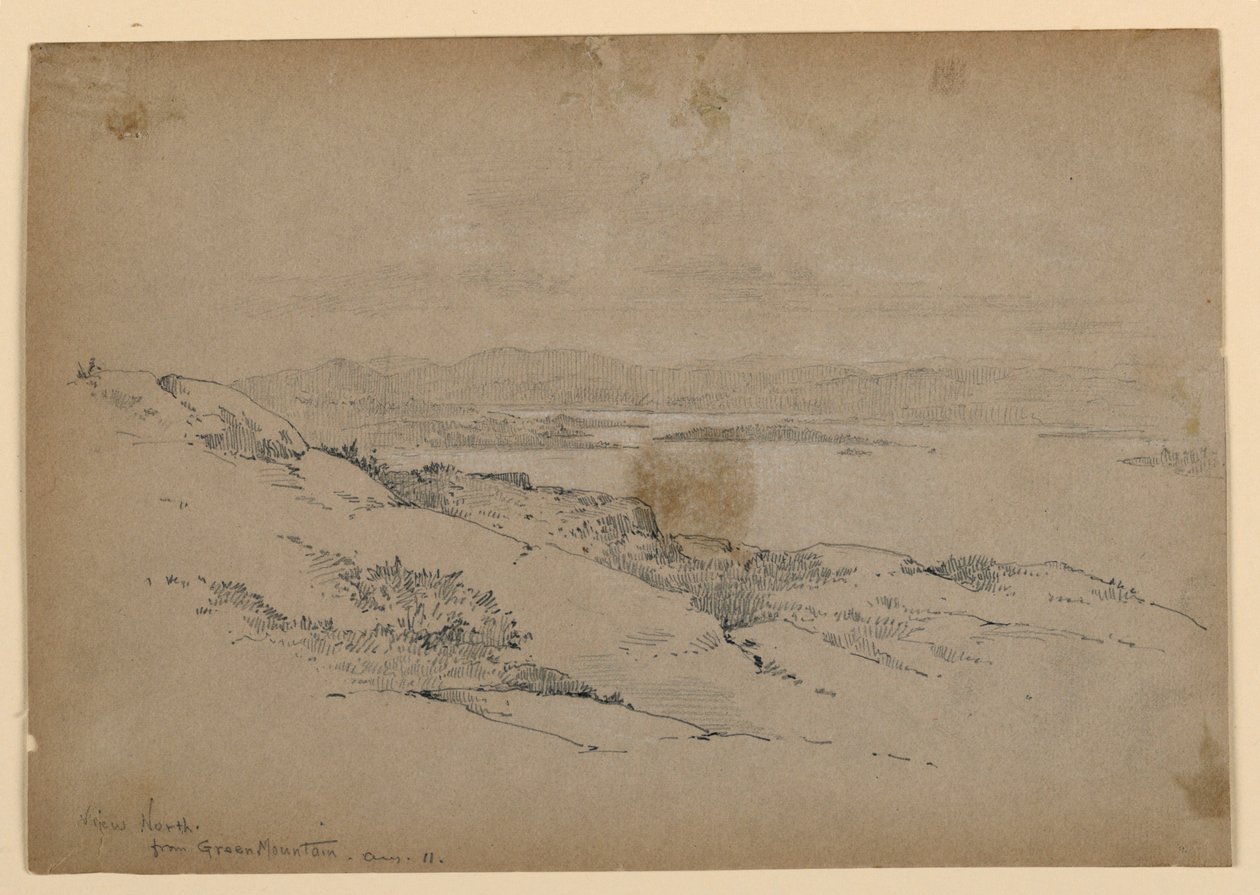 Vista al norte desde Green Mountain de Arnold William Brunner