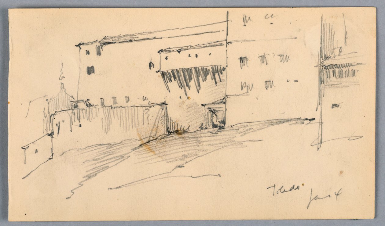 Muros en Toledo de Arnold William Brunner