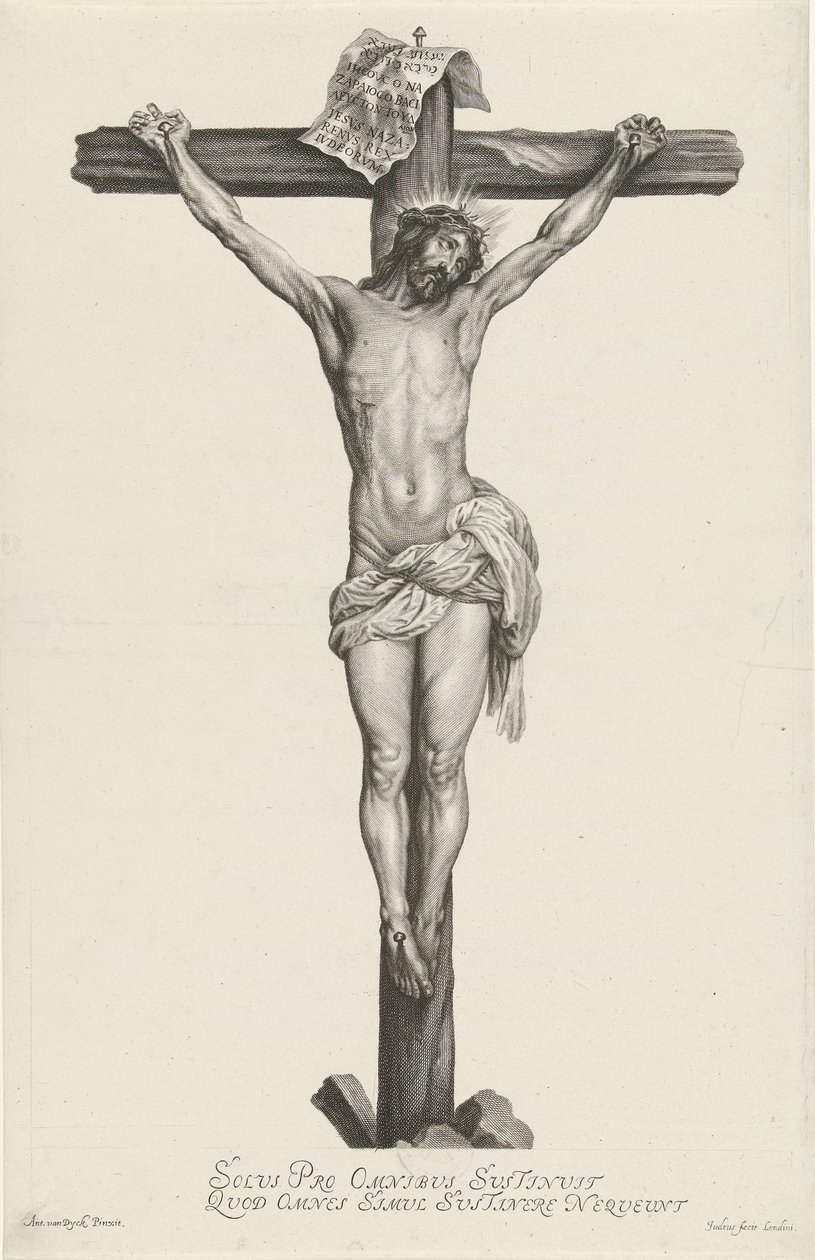 Cristo en la cruz de Arnold de Jode