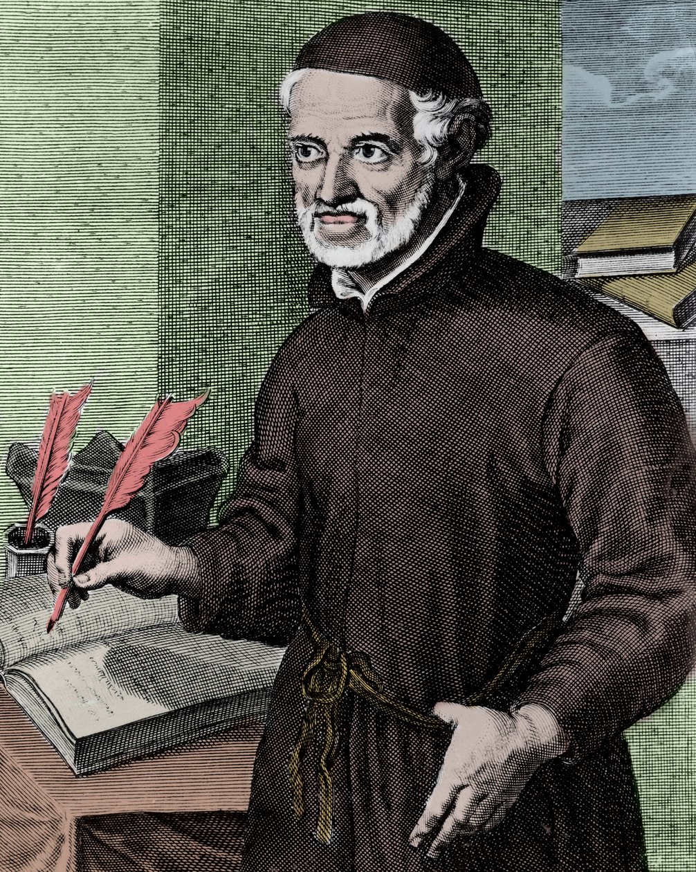 Padre Antonio VIEIRA (1608-1697) Jesuita, Evangelizador de los Indios de Brasil - Grabado por Arnold van Westerhout (1651-1725) - Retrato de Antonio Vieira (1608 -1697), sacerdote jesuita y escritor portugués de Arnold van Westerhout