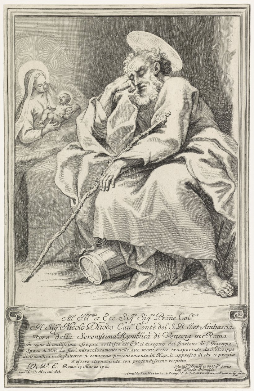 José durmiente de Arnold van Westerhout